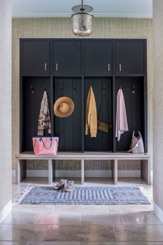 Modern Farmhouse New Construction Int Mudroom Doyle Coffin