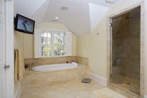photo of tub and shower